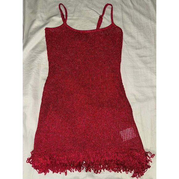 White Fox Boutique Dresses & Skirts - Cute Raspberry Mini Beach Dress - White Fox XS - Never Worn